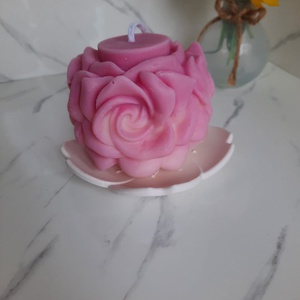 Lumanare cu trandafiri - Artynos.ro