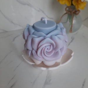 Lumanare cu trandafiri, Casa & Stil de viata, Lumanari, parfumuri, arome, Lumanari artizanale, Lumanare si fabricarea lumanarilor, ARTYNOS