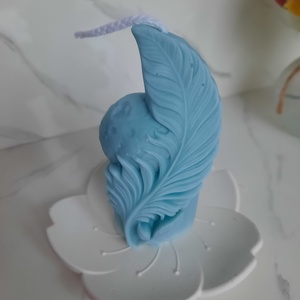 Lumanare pana albastra, Casa & Stil de viata, Lumanari, parfumuri, arome, Lumanari artizanale, Lumanare si fabricarea lumanarilor, ARTYNOS