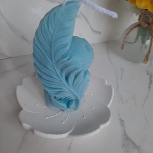 Lumanare pana albastra - casă & stil de viață - lumânări, parfumuri, arome - lumânări artizanale - Artynos.ro