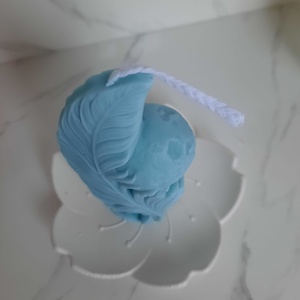 Lumanare pana albastra - casă & stil de viață - lumânări, parfumuri, arome - lumânări artizanale - Artynos.ro