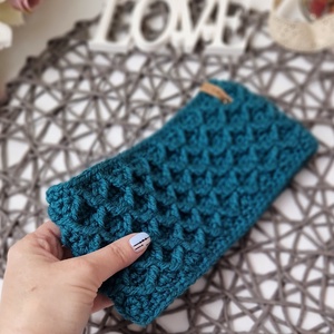 Bentiță verde petrol - îmbrăcăminte și modă - eșarfe, pălării, fularuri - căciulă - Artynos.ro