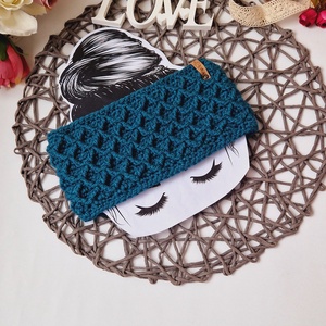 Bentiță verde petrol - îmbrăcăminte și modă - eșarfe, pălării, fularuri - căciulă - Artynos.ro