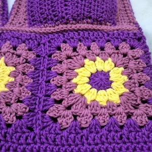 Top croșetat Lavanda în floare - îmbrăcăminte și modă - haine damă - tricou și top de damă - Artynos.ro