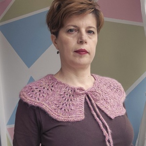 Guler Intre randuri - texturat in valuri, Imbracaminte si moda, Haine dama, Bluze dama, , ARTYNOS