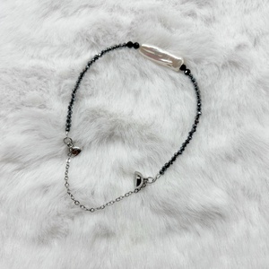Bratara handmade cu perla baroc si pietre semiprețioase  - bijuterii - brățări - brățară cu mărgele - Artynos.ro