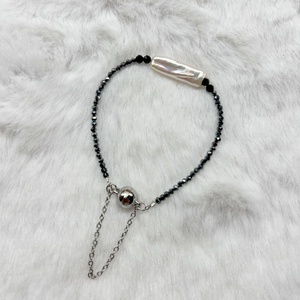 Bratara handmade cu perla baroc si pietre semiprețioase  - bijuterii - brățări - brățară cu mărgele - Artynos.ro