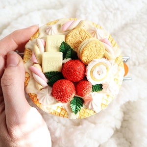 Borcan decorat Candyland - casă & stil de viață - accesorii pentru decorat casa - decorațiuni de masă și decorațiuni pentru rafturi  - boluri din ceramică, boluri decorative - Artynos.ro