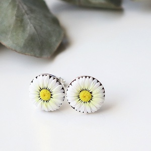 Cercei Daisy Dream pe suport din argint - Artynos.ro