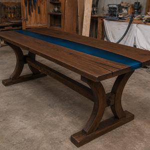 Masa din lemn masiv - Blue River Table - Artynos.ro