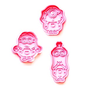 Forma de taiat fursecuri Minions � Forma de taiat in forma de Minion galben � Imprimata 3D - Artynos.ro