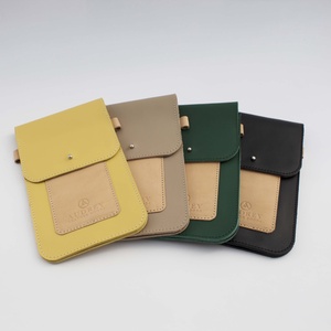 Husa de telefon din piele Vinda, suport pentru carduri, geanta mica neagra, Geanta si husa, Portofele, huse, suporturi, Carcasa pentru suport card si document, Pielarie, ARTYNOS