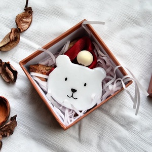 Ursul polar - crăciun - decorațiuni de crăciun de casă - figurine pentru pomul de crăciun - Artynos.ro