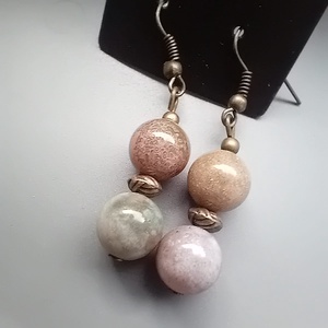 Cercei cu margele din agate indiene, Bijuterii, Cercei, Cercei drop, , ARTYNOS