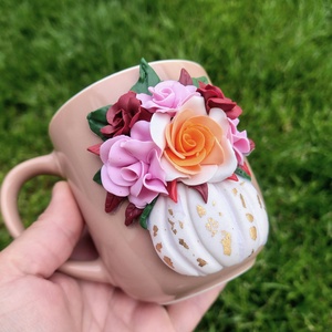 Căniță handmade cu buchet de trandafiri  - casă & stil de viață - decorațiuni de casă - decorațiuni de pereți - capcană de vise - Artynos.ro