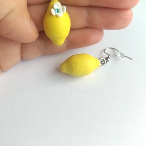 Cercei lamaite din lut polimeric,handmade Kawaii  - Artynos.ro