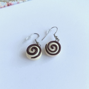 Cercei Bomboane Glazurate � handmade din lut polimeric - bijuterii - cercei - cercei lungi - Artynos.ro