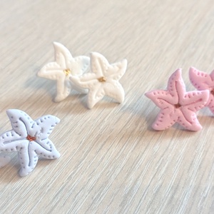 Cercei cu steluțe de mare, mici,tip stud��� - bijuterii - cercei - cercei cu figurine - Artynos.ro
