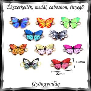 Accesorii pentru bijuterii: pandantiv, caboshon, dangler BMCF-2-21 2 buc/pachet fluture în mai multe culori -  - Artynos.ro