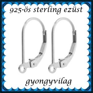 Inchidere pentru bijuterii din argint 925: inchidere pentru cercei cu inchidere franceza de siguranta EFK K 11, , , ARTYNOS