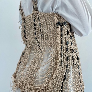 Maieu tricotat, stil boho. - îmbrăcăminte și modă - haine damă - top de damă, bralette - Artynos.ro