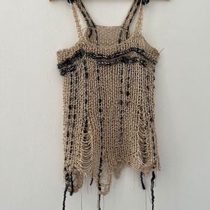 Maieu tricotat, stil boho., Imbracaminte si moda, Haine dama, Top de dama, bralette, Crosetat, ARTYNOS