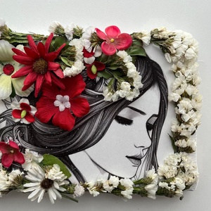 Ornament floral din lemn,unicat. - arte vizuale și accesorii  - fotografie - altă fotografie - Artynos.ro