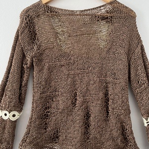 Pulover de vară, tricotat. - îmbrăcăminte și modă - haine damă - bluze damă - Artynos.ro