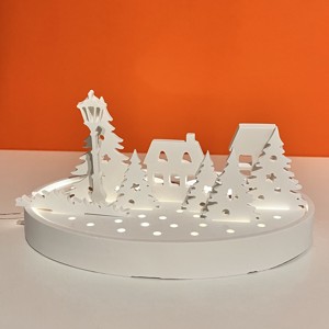 Decor de masă de Crăciun DIY cu lumini - colourable - crăciun - decorațiuni de crăciun de casă - decor pentru masă de crăciun - Artynos.ro