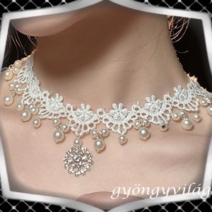Nunta, mireasa, casual colier choker, ES-L11 - accesorii nuntă - bijuterii mireasă - colier mireasă - Artynos.ro