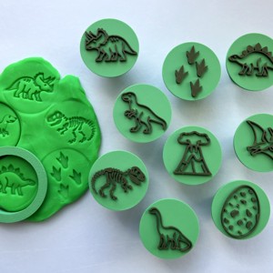 Set de stampile si intepatoare pentru prajituri cu dinozauri Gyurma � 2 in 1! , , , ARTYNOS