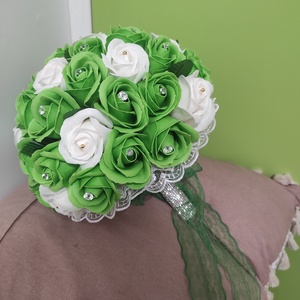 Buchet de mireasa și nașă cu trandafiri de săpun , Accesorii nuntă, Buchet mireasă , Altele, Aranjament de flori, ARTYNOS