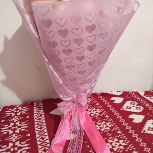 Buchet cu trandafiri de săpun parfumați și Stitch  - casă & stil de viață - accesorii pentru decorat casa - suport de flori - buchete de flori - Artynos.ro