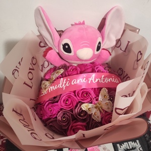 Buchet cu trandafiri de săpun parfumați - casă & stil de viață - accesorii pentru decorat casa - suport de flori - buchete de flori - Artynos.ro