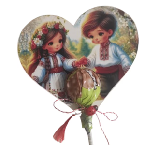 Marturie dulce cu acadea material mdf lacuit pentru nunta/botez - Artynos.ro