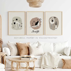 Afiș de yoga, imagine motivațională de yoga, set de decorațiuni de perete pentru studioul de yoga 3 bucăți -  - Artynos.ro