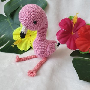 Croșetat flamingo - jucării și echipamente pentru copii - plușuri - păsări de pluș - Artynos.ro