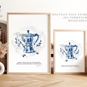 Moka Pot espresso poster, cafea bucătărie decor de perete -  - Artynos.ro