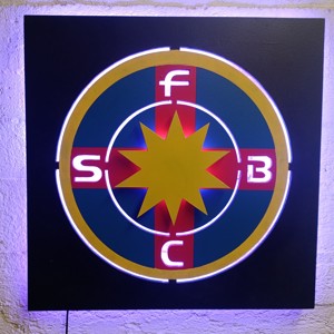 Pentru fanii Steaua! - perete mural iluminat, Casa & Stil de viata, Accesorii pentru decorat casa, , ARTYNOS