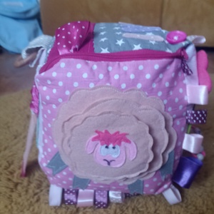 Cub moale pentru bebeluși, de la 0 luni, personalizabil, Alege culorile și exercițiile potrivite ție :), Jucării și echipamente pentru copii, Jucării bebeluși, Cub pentru copii, Cusătură, Broderie, ARTYNOS