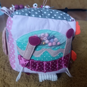 Cub moale pentru bebeluși, de la 0 luni, personalizabil, Alege culorile și exercițiile potrivite ție :) - jucării și echipamente pentru copii - jucării bebeluși - cub pentru copii - Artynos.ro