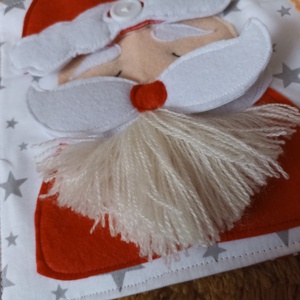 Mini carte senzorială cu motive de crăciun spiridușii lui Moș Nicolae / cere personalizat cu numele micuțului tău - accesorii de crăciun - cadouri de crăciun - Artynos.ro