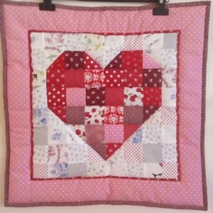 Patchwork falikép, Casa & Stil de viata, Accesorii pentru decorat casa, Ornamente, Patchwork, matlasare, Cusatura, ARTYNOS
