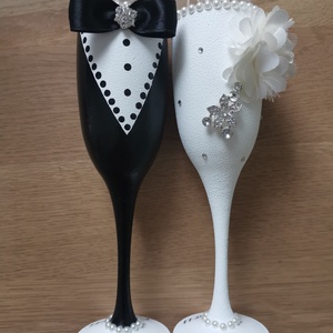 Pahare nuntă personalizate - accesorii nuntă - materiale decor pentru nuntă - accesorii pentru servire nuntă - Artynos.ro