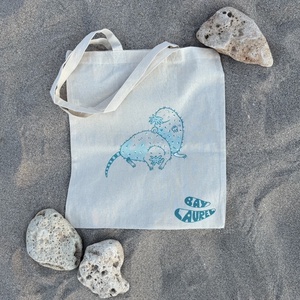 Geanta totebag cu cartita pictata manual - genți și portofele - geantă pentru cumpărături - totebaguri - Artynos.ro