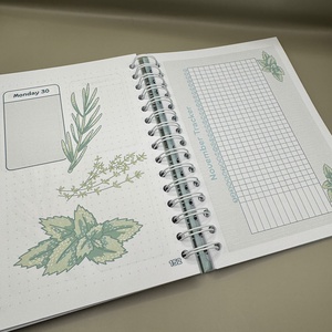 Agenda datata, in engleza pentru anul 2026 cu plante si flori - accessorii și unelte - carte, ziar - carte nouă - Artynos.ro