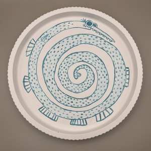 Tava decoratica si rasina ecologica realizata manual - accessorii și unelte - accesorii decorative - alte accesorii - Artynos.ro