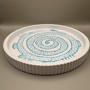 Tava decoratica si rasina ecologica realizata manual - accessorii și unelte - accesorii decorative - alte accesorii - Artynos.ro