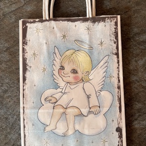 Punguta cadou � Ingeras, Accessorii si unelte, Hartie, Hartie decorativa, Fotografie, grafica, desen, ilustratie, ARTYNOS