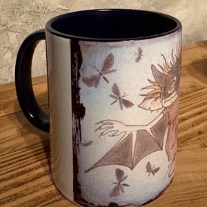 Cană ilustrată cu liliac amuzant - casă & stil de viață - echipamente de bucătărie - accesorii de servire - căni - Artynos.ro